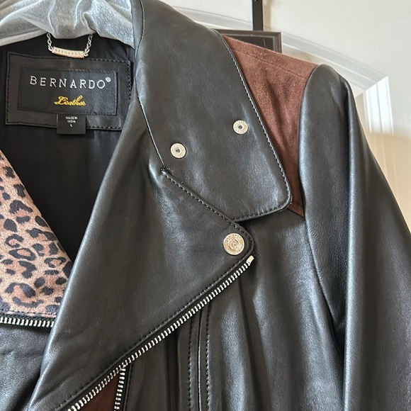 NWOT Bernardo Leather Jacket - Picture 5 of 13